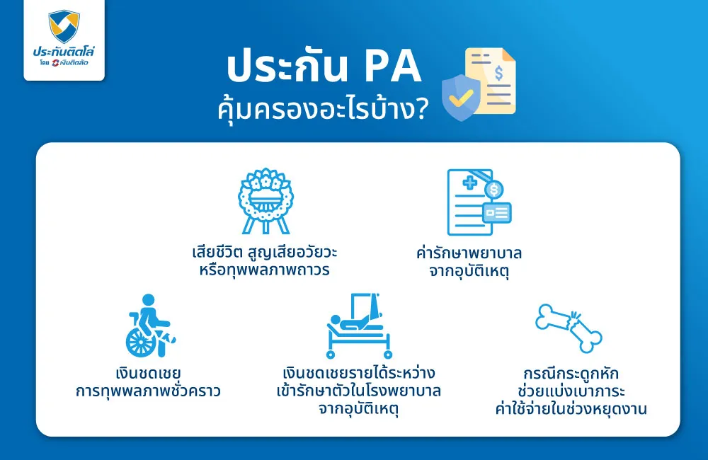 ประกัน PA คุ้มครองอะไรบ้าง?